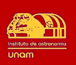 Logotipo IAUNAM  en color rojo