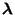 $ \lambda$