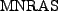 \mnras